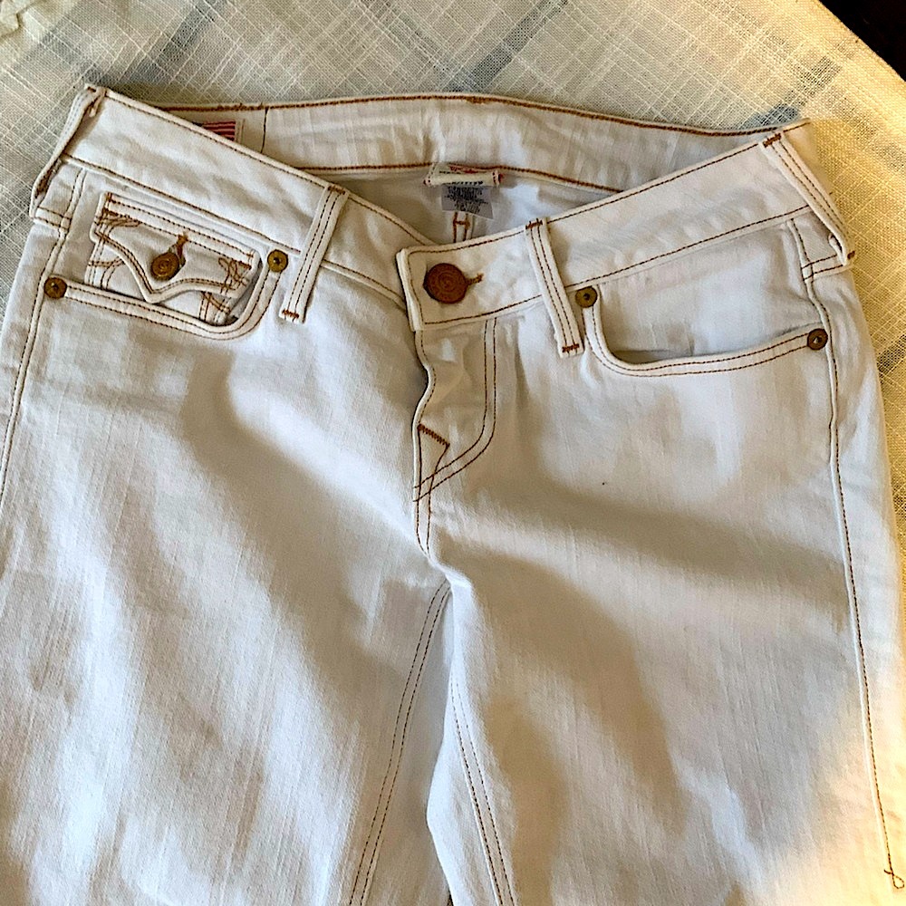 Y2K immaculate TRUE RELIGION jeans, flared size 27